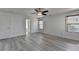 Bedroom with hardwood floors and neutral paint at 3128 Onamia Rd, Duluth, GA 30096
