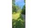 Well-manicured lawn with a paved driveway leading to mature trees at 144 Wiley Dr, Douglasville, GA 30134