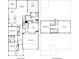 Detailed floor plan showcasing the layout of this two-story home, including the location of rooms and staircases at 6908 Winchester Pl, Fairburn, GA 30213
