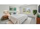 Virtually staged bedroom with a serene aesthetic at 7760 Sheffield Ter, Fairburn, GA 30213