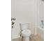 Bright bathroom featuring a standard toilet and a shower/tub combo at 308 Evening Rain Crst, Canton, GA 30114