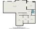A floor plan showing the layout of the basement level, including the recreation room and additional rooms at 308 Evening Rain Crst, Canton, GA 30114