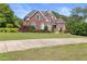 Charming brick home with lush green lawn and meticulously maintained landscaping at 5360 Franklin Goldmine Rd, Cumming, GA 30028