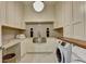 Bright laundry room with stainless steel sink and modern washer and dryer at 2305 Braselton Hwy, Buford, GA 30519