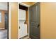 Laundry room with stacked washer and dryer in closet space at 3135 Reeves Se St, Smyrna, GA 30080