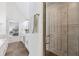 Bathroom features glass shower, soaking tub and double vanity at 3310 Chartwell Blvd, Suwanee, GA 30024
