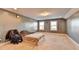 Neutral bedroom with carpeted floors, natural light from windows, and a blank canvas at 3431-0 Tioga Lake Cv, Lawrenceville, GA 30044