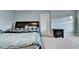 Bedroom features carpeted flooring, natural light, neutral paint, and space for a variety of furniture options at 3431-0 Tioga Lake Cv, Lawrenceville, GA 30044