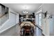 Dining area featuring hardwood floors and view to kitchen at 3431-0 Tioga Lake Cv, Lawrenceville, GA 30044