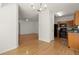 Bright kitchen with stainless steel appliances and hardwood floors at 5686 Lawley Dr, Alpharetta, GA 30022