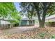 Backyard view with mature tree, lawn and partial view of the home's exterior at 2497 Lakewood Sw Ave, Atlanta, GA 30315