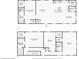 Detailed floor plan showcasing the layout of a two-story home, including dimensions of rooms and closet space at 1977 Nash Se Ave, Atlanta, GA 30316