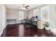 Bright office space filled with natural light from two windows and featuring hardwood floors at 1977 Nash Se Ave, Atlanta, GA 30316