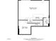 Basement floor plan featuring a recreation room, music room, wet bar, hall, closet, and bath at 3845 New Salem Ct, Cumming, GA 30040