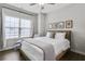 Cozy bedroom with comfortable bed, natural light, and a ceiling fan at 635 Broadview Ne Pl, Atlanta, GA 30324