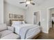 Bright and spacious main bedroom with ensuite bathroom at 635 Broadview Ne Pl, Atlanta, GA 30324