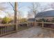 Expansive wooden deck with railing offering great views of the surrounding landscape at 744 Oakland Se Ave, Atlanta, GA 30315