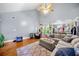 Comfortable living room featuring an open floor plan and seamless flow to adjacent spaces at 4079 Essex Dr, Villa Rica, GA 30180