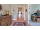 Hallway featuring hardwood floors, neutral walls, and classic trim at 116 Patrick Way, Marietta, GA 30064