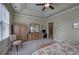 The main bedroom features lots of closet space and a cozy chair at 116 Patrick Way, Marietta, GA 30064