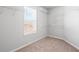 Walk-in closet featuring carpet, a window for natural light, and a custom closet organizer system at 12348 Hillcrest Dr, Hampton, GA 30228
