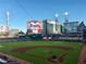 SunTrust Park view featuring the baseball field and stadium on a clear, sunny day at 2190 Olive Springs Se Rd, Marietta, GA 30060