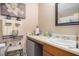 Classic bathroom with decorative accents and a functional layout at 2631 Rolling Hills Way, Conyers, GA 30094