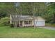 Charming single-Gathering home with yellow siding, red shutters, well-maintained lawn, and attached garage at 2631 Rolling Hills Way, Conyers, GA 30094