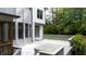 Back deck featuring stairs down to the yard and a hot tub at 1206 Kincaid Rd, Marietta, GA 30066