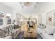 Open floor plan showcasing the living room, dining area, and kitchen with natural light at 1206 Kincaid Rd, Marietta, GA 30066