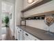 Butler's pantry features wine storage, and neutral paint at 3024 Malbec Vly, Acworth, GA 30101