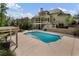 Backyard oasis featuring a refreshing pool, covered patio, and a lush landscaped yard perfect for relaxation at 3024 Malbec Vly, Acworth, GA 30101