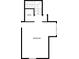 Second floor floorplan of the home including the bathroom, staircase, and main bedroom at 11 Headden Nw Rdg, Cartersville, GA 30121