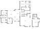 Home floor plan including bedrooms, bathrooms, living room, kitchen, dining room, and garage at 11 Headden Nw Rdg, Cartersville, GA 30121