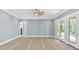 Open main bedroom with backyard access through french doors at 11 Headden Nw Rdg, Cartersville, GA 30121