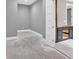 Room with bare floors and modern paint with doorway into bathroom with vanity at 11 Headden Nw Rdg, Cartersville, GA 30121