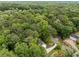 An aerial view of a charming neighborhood surrounded by lush greenery and mature trees at 1519 Brookcliff Cir, Marietta, GA 30062