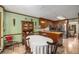 Bright kitchen and breakfast area with wooden cabinets and stainless refrigerator at 1519 Brookcliff Cir, Marietta, GA 30062