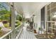 Relaxing front porch with rocking chairs, offering a serene view of the landscaped yard and neighborhood at 1519 Brookcliff Cir, Marietta, GA 30062
