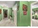 Hallway with neutral walls and access to the bedrooms at 1519 Brookcliff Cir, Marietta, GA 30062