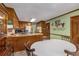 Spacious kitchen area with wood countertops, stainless steel sink, and ample storage at 1519 Brookcliff Cir, Marietta, GA 30062