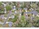 An aerial view of the homes in the community at 4567 Hickory Forest Nw Dr, Acworth, GA 30102