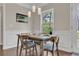 Dining area with views of the outdoors at 4567 Hickory Forest Nw Dr, Acworth, GA 30102