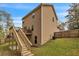 Exterior view of home featuring a two story deck and backyard with fence at 4567 Hickory Forest Nw Dr, Acworth, GA 30102