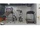 Finished basement area with workout equipment including treadmill and basketball hoop at 6209 Benbrooke Dr, Acworth, GA 30101