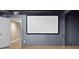 Basement room with a movie screen perfect for a home theater or entertainment space at 6209 Benbrooke Dr, Acworth, GA 30101