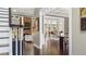 Inviting foyer leading into the living spaces with hardwood floors at 6209 Benbrooke Dr, Acworth, GA 30101