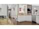 Modern kitchen with stainless steel appliances and granite countertops at 6209 Benbrooke Dr, Acworth, GA 30101