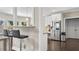 Stylish kitchen featuring stainless steel appliances and a breakfast bar at 6209 Benbrooke Dr, Acworth, GA 30101