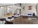 Inviting living room area off the kitchen, providing a spacious and seamless entertainment experience at 6209 Benbrooke Dr, Acworth, GA 30101
